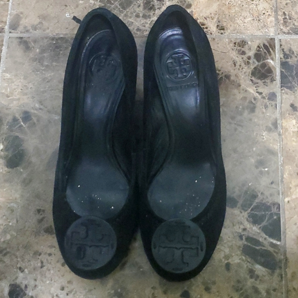 TORY BURCH Sally Black Suede